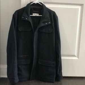 Calvin Klein Men’s Wool-Blend Coat